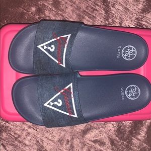 Guess Denium Slides